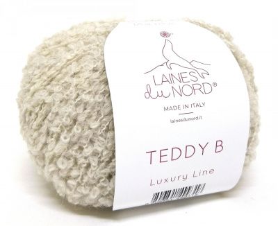 Пряжа Laines Du Nord Teddy B (017) Состав: 75% альпака,10% шерсть ламы, 15% полиэстер 50г/120м