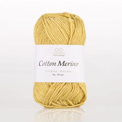 Infinity Cotton Merino (2015 CORN YELLOW) 55% мериносовая шерсть, 45% хлопок  50гр/105 м